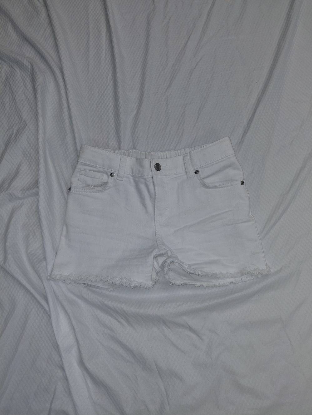 Cat & Jack White Denim Cutoff Shorts
